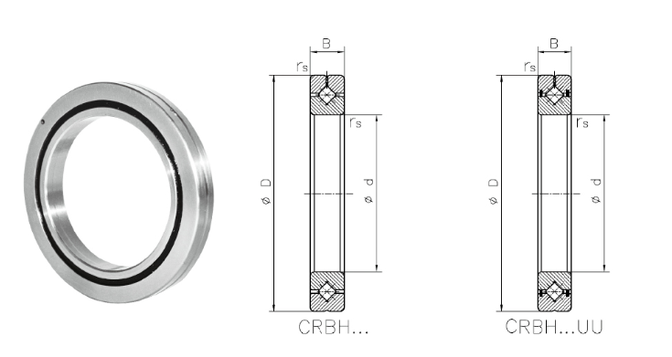 CRBH精密（mì）交叉滾柱軸承結構圖（tú）